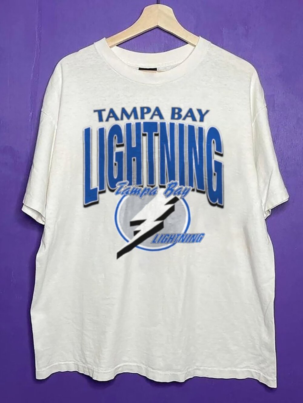 Vintage Tampa Bay Lightning 1990's NHL Shirt, Tampa Bay Lightning Hockey Shirt